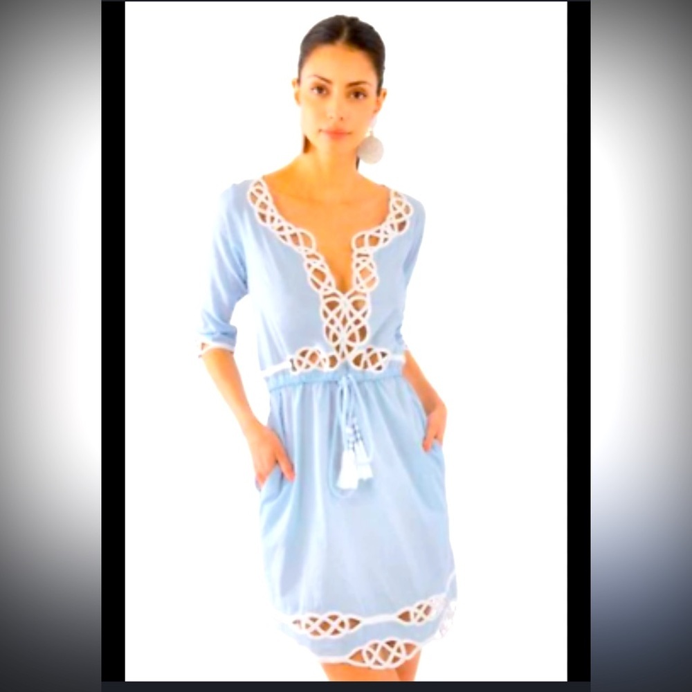 GRETCHEN SCOTT: Embroidered Cut Out Dress